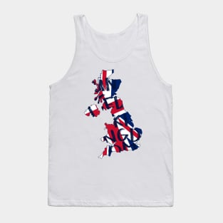 United Kingdom country typography Tank Top